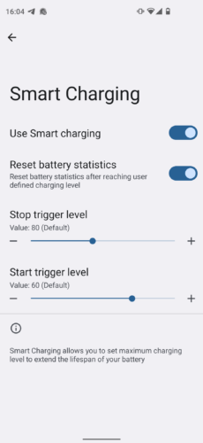 iodéOS 3 smart charging