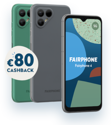 iodé Fairphone 4 80€ cashback @iodé