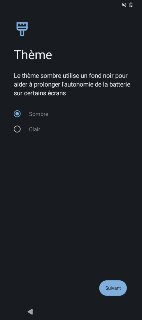 Guide de configuration iodéOS thème